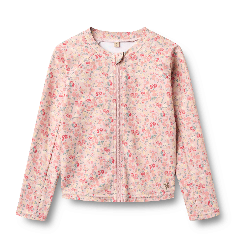 Ada Rashguard in Powder Flowers And Seashells