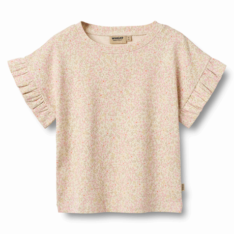 Ally T-Shirt in Coral Flowers