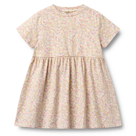 Anna Jersey Dress in Blush Flower Meadow