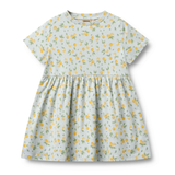 Anna Jersey Dress in Summer Blue Citrus