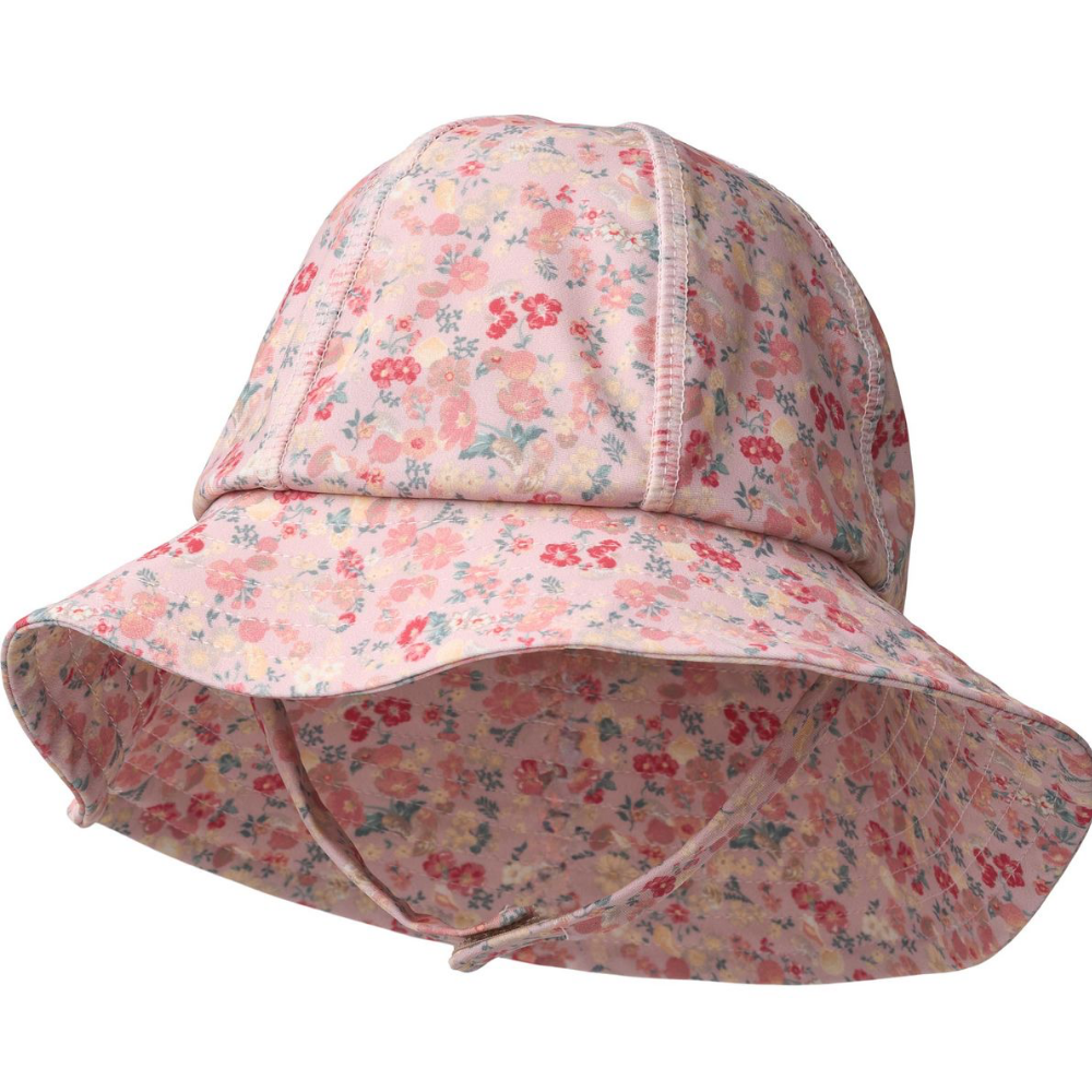 Bora UV Sun Hat in Powder Flowers And Seashells