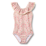 Doris Swimsuit in Powder Flowers And Seashells