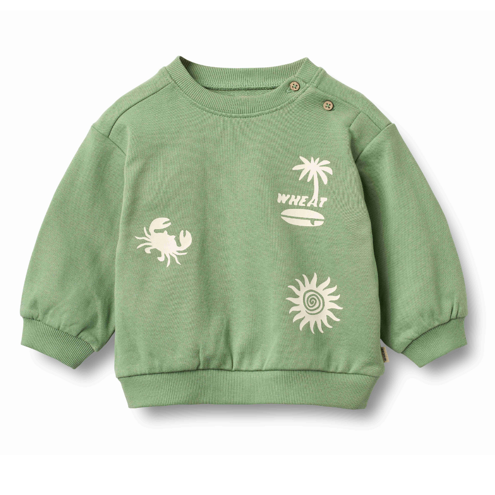 Elliot Sweatshirt in Jade Green