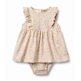 Vianna Jersey Dress in Blush Flower Meadow