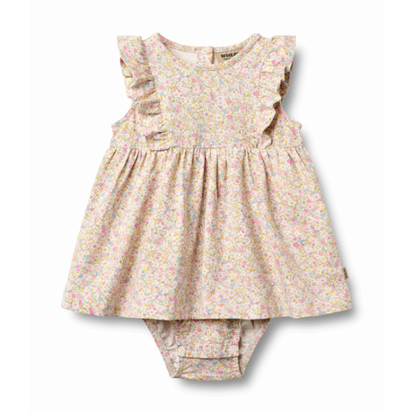 Vianna Jersey Dress in Blush Flower Meadow