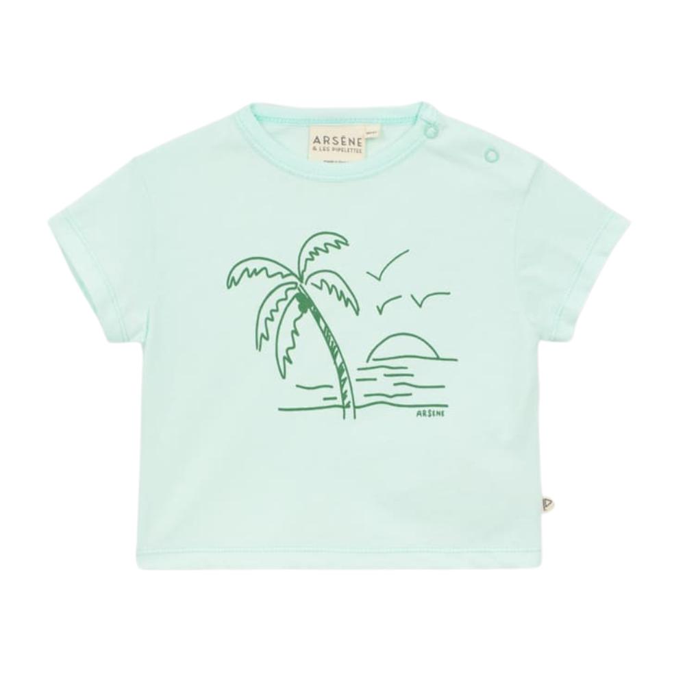 Baby Coconut Tree T-Shirt in Sky Blue