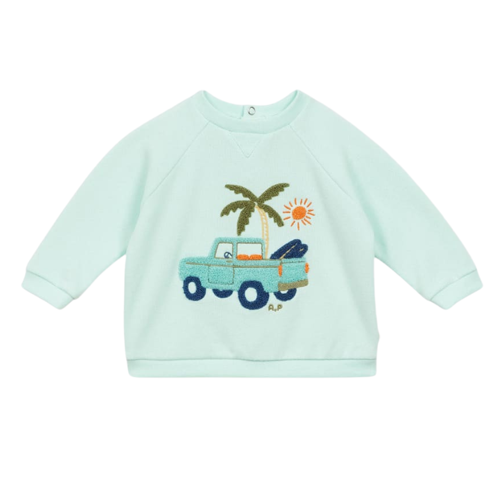 Baby Pickup Sweatshirt in Sky Blue