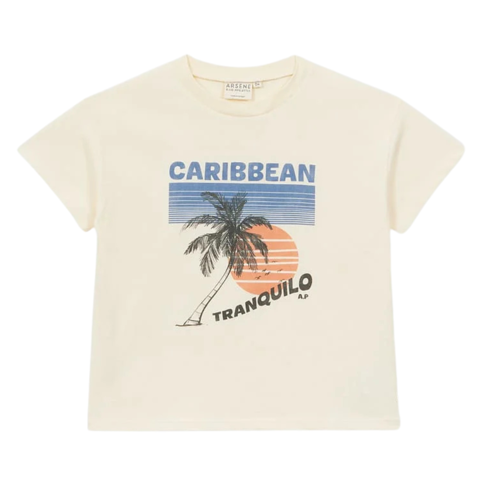 Caribbean T-Shirt in Ecru