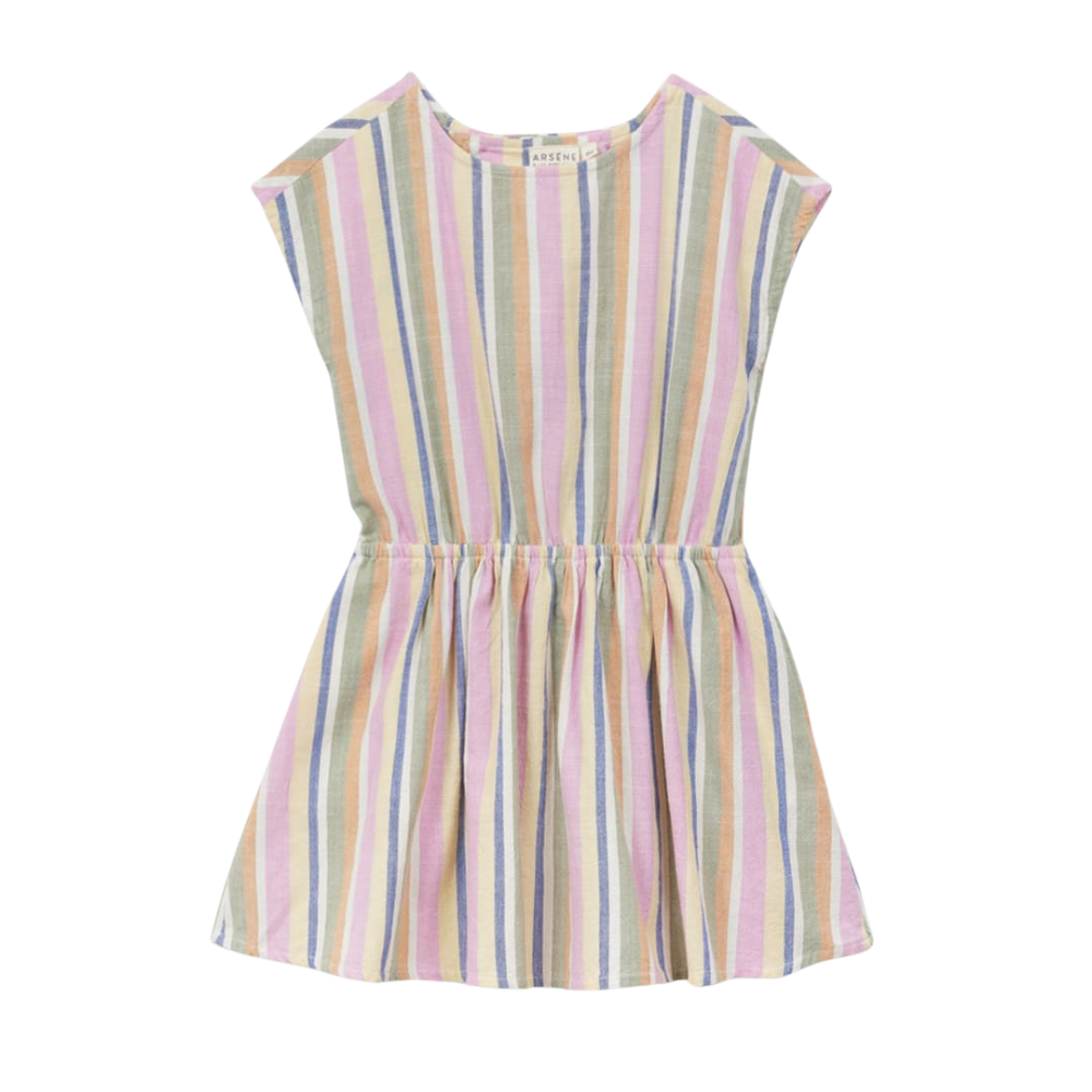 Dress in Bayadere Stripe