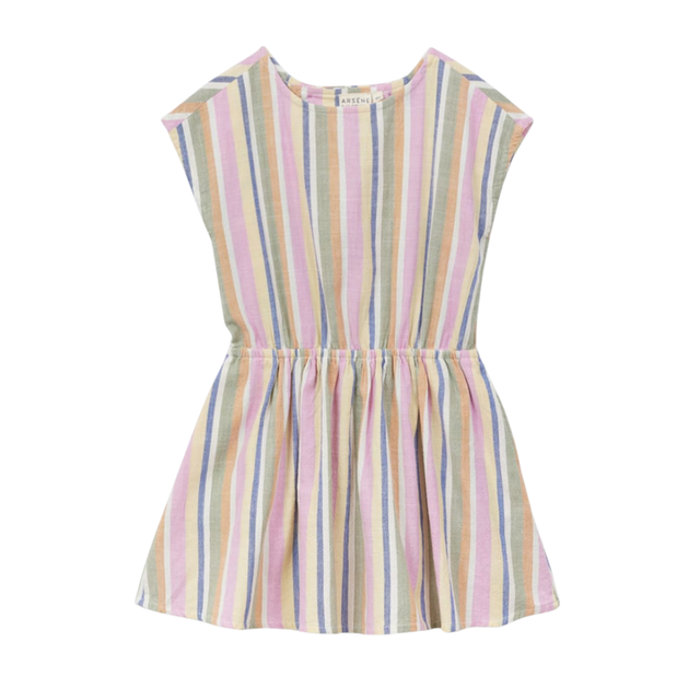 Dress in Bayadere Stripe