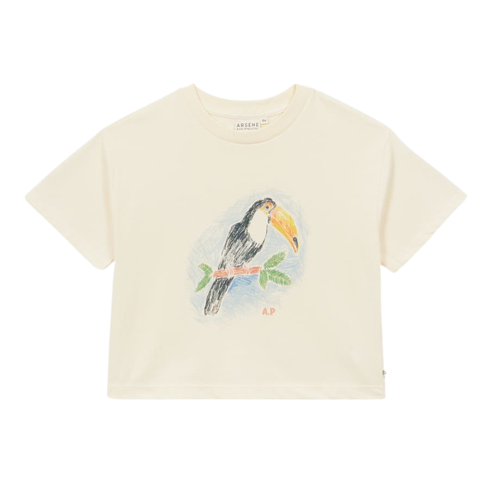 Toucan T-Shirt in Ecru