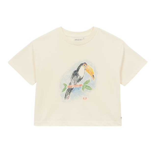 Toucan T-Shirt in Ecru
