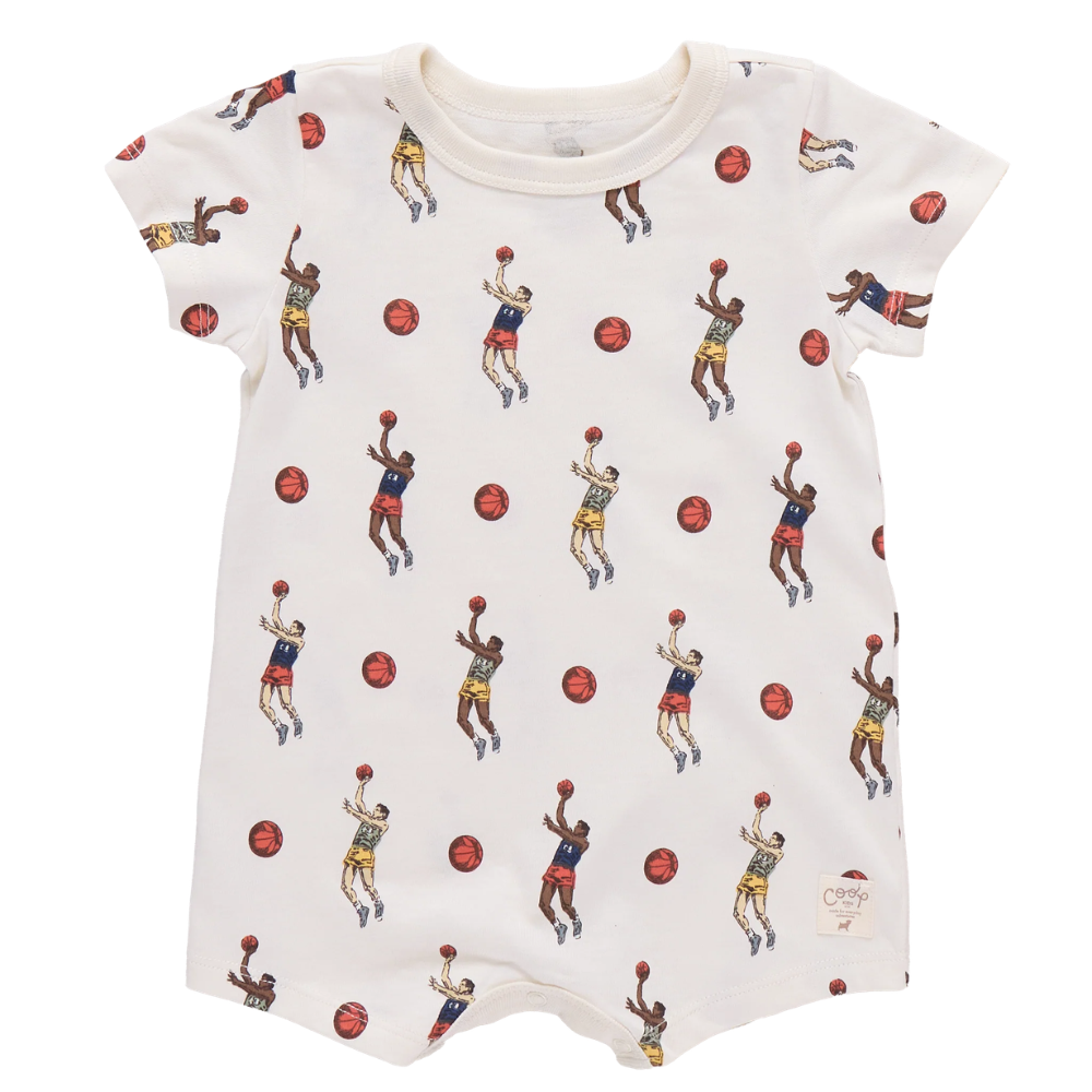 Baby Adventure Romper - Basketball