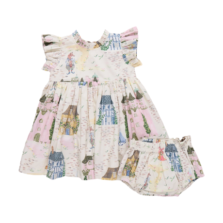 Baby Jennifer Dress Set - Whimsical Castle