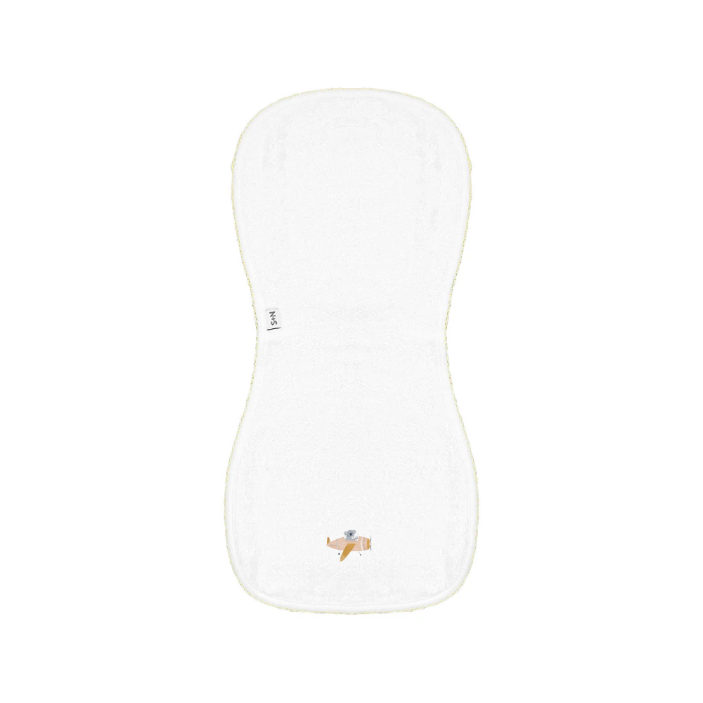 Embroidered Baby Burp Cloth in Koala in the Sky