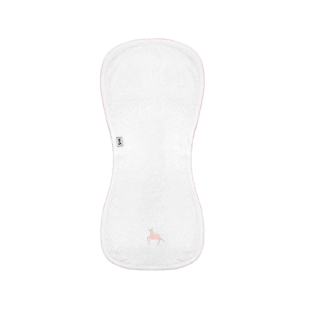 Embroidered Baby Burp Cloth in Unicorn in the Sky