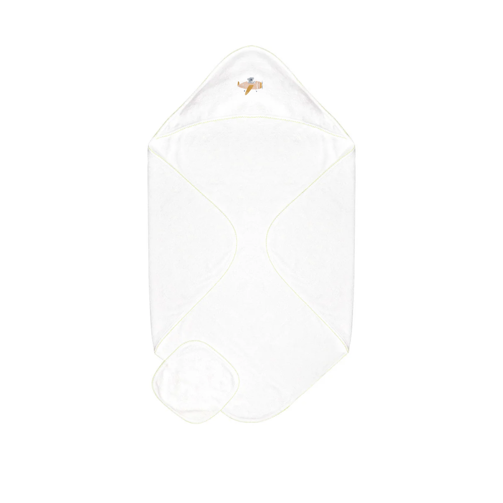 Embroidered Baby Towel + Wash Set in Koala in the Sky