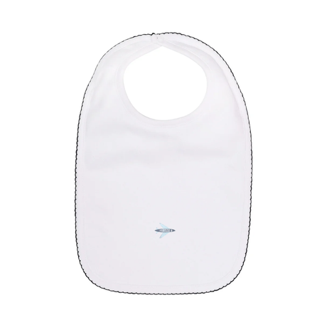 Embroidered Bib - Airplane