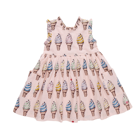 Alyssa Dress - Pink Soft Serve