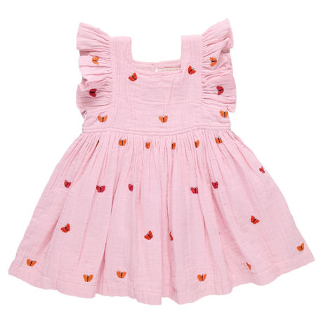 Elsie Dress - Butterfly Embroidery
