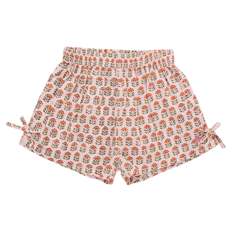 Jules Short - Pink Prairie Block Print