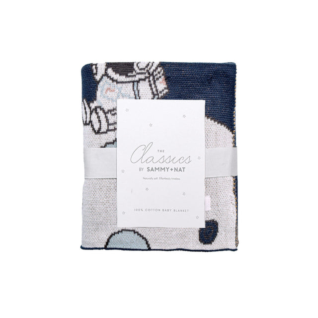 Cozy Knit Baby Blanket - Outerspace