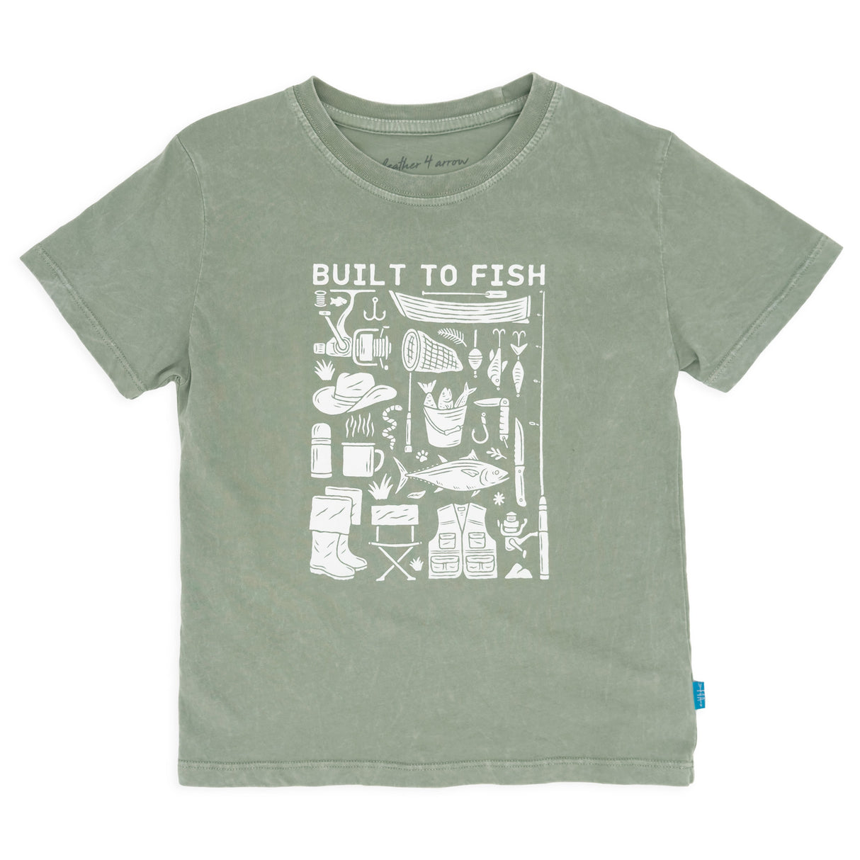 Vintage tee in lily pad