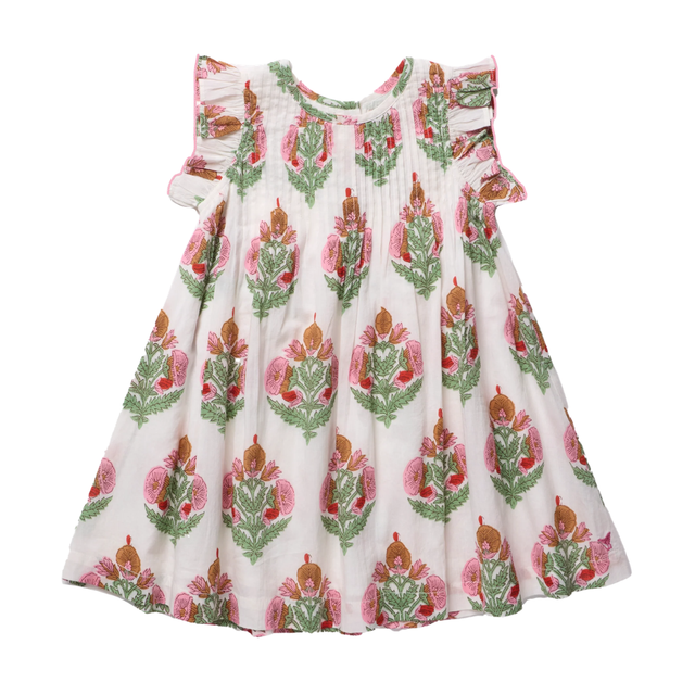 Jaipur Dress - Pink Bellflower