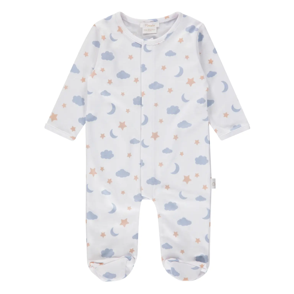 Footie - Moon And Stars (Blue)