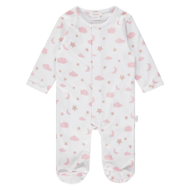 Footie - Moon And Stars (Pink)