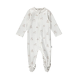 Zipper Footie - Antique Bear