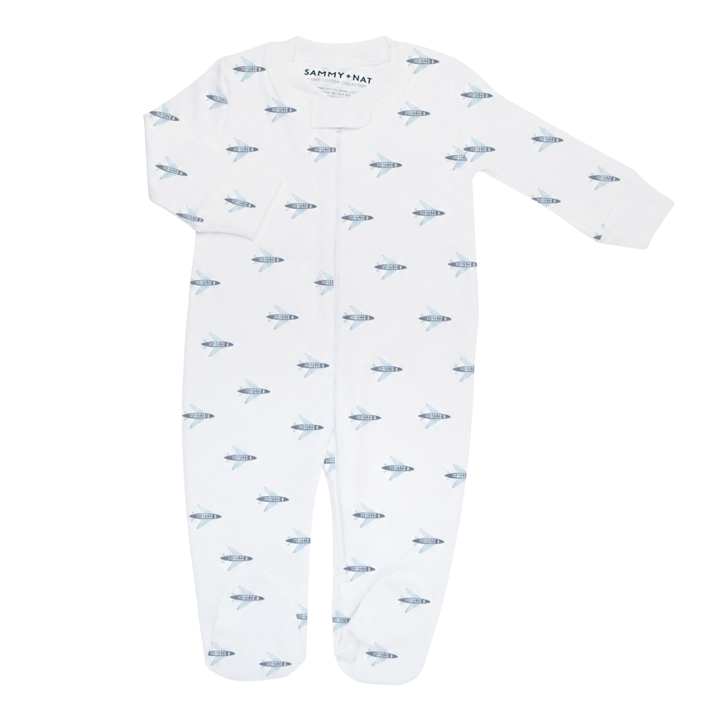 Airplane Zipper Romper