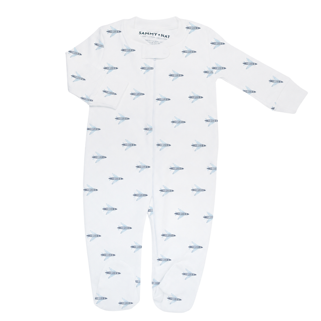Airplane Zipper Romper