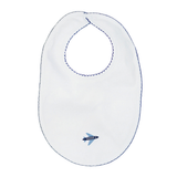 Embroidered Bib - Airplane