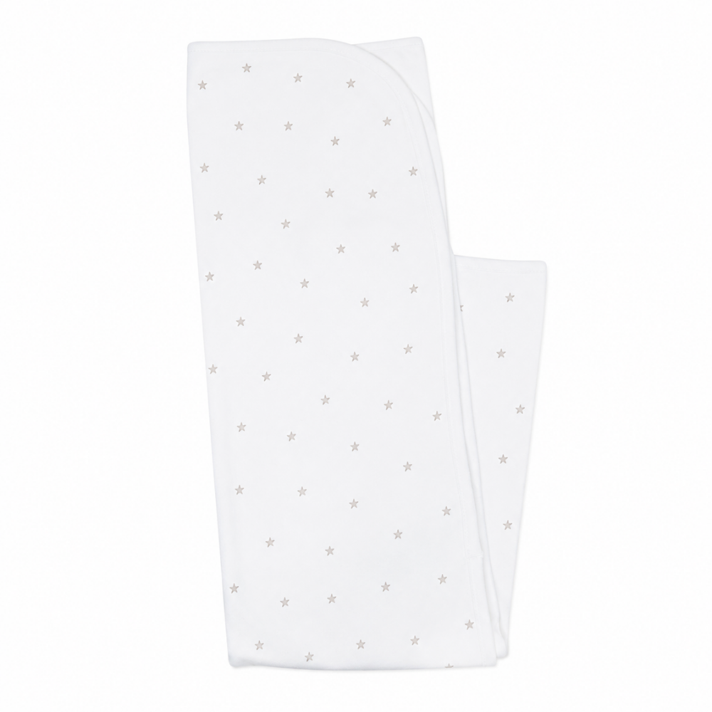 Mini Stars Blanket in Pale Whisper