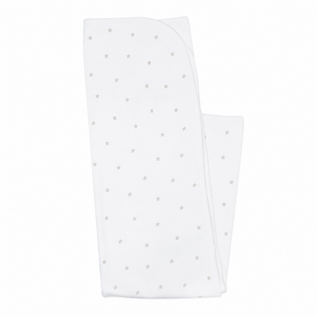Mini Stars Blanket in Pale Whisper