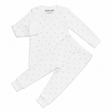 Mini Stars Pajama Set in Pale Whisper