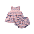Baby Jaipur 2-Piece Set - Pink Bows