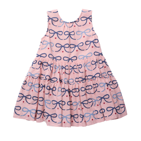 Eloise Dress - Pink Bows
