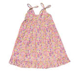 Alena Dress in Emma Floral Purple