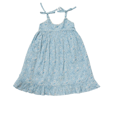 Alena Dress in Tonal Floral Blue