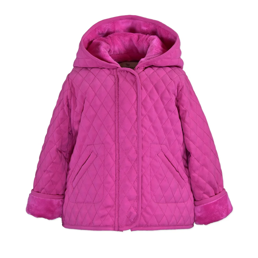 Hooded Barn Jacket in Magenta - Widgeon - Sammy+Nat store