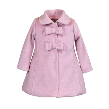 Two Bow Car Coat in Light Pink - Widgeon - Sammy+Nat store