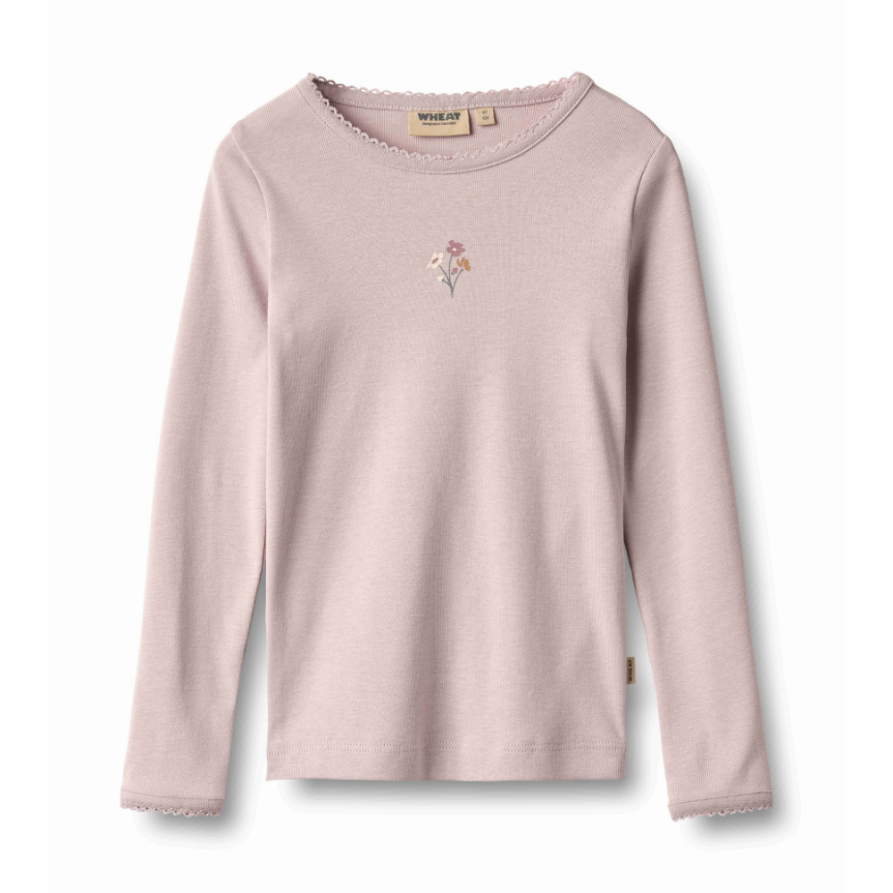 Belis Long Sleeve Shirt in Soft Lilac Print