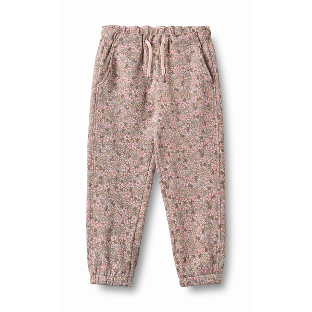 Cosmo Sweatpants in Rose Brown Flowers