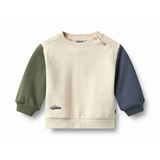 Elliot Sweatshirt in Off White Colorblock