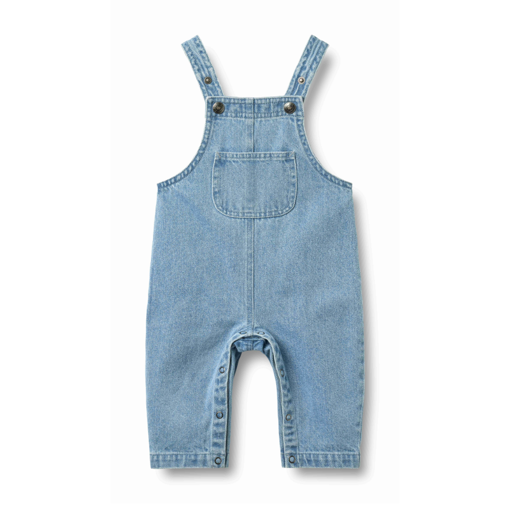 Ivan Denim Overall in Light Blue Denim