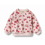 Lia Sweatshirt in Almond Peach Bows