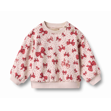 Lia Sweatshirt in Almond Peach Bows