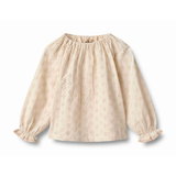 Merle Long Sleeve Blouse in Eggshell